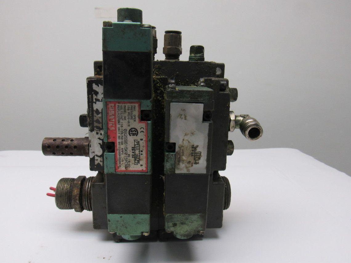 Numatics Pneumatic 5 Valve Bank Assembly  Flexiblok 082SS615K015M30