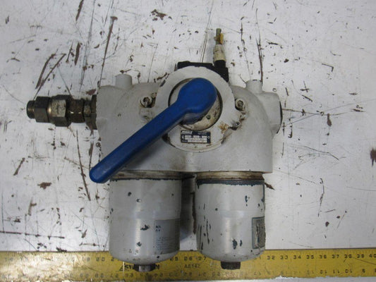 Mahle P1 3715-15-NBR Hydraulic Modular Duplex Line Filter W/Bypass