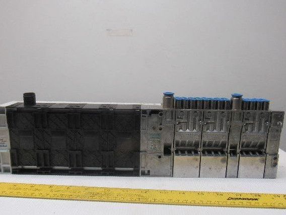 Festo (1) CPX-FB13 (3) CPX-AB-8-M8 (3) VMPA1-FB-EMS-8  Pneumatic Valve Bank