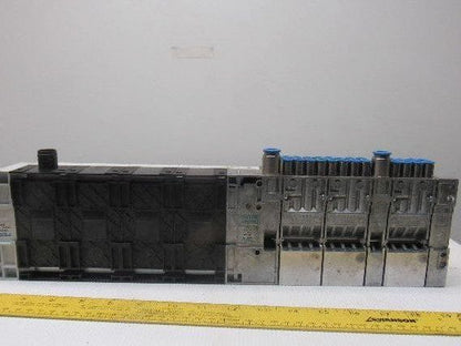Festo (1) CPX-FB13 (3) CPX-AB-8-M8 (3) VMPA1-FB-EMS-8  Pneumatic Valve Bank