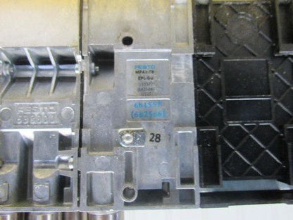 Festo CPX-FB13, CPX-AB-8-M8, VMPA2-FB-EMS-4, VMPA1-FB-EMS-8 Pneumatic Valve Bank
