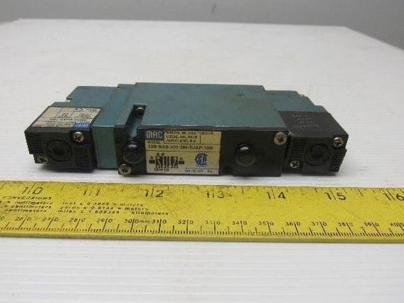 MAC 92B-BAB-000-DM-DJAP-1DG 4/2Way Double Solenoid Operated Valve 110V Coil