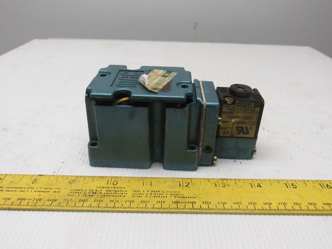 MAC 6331C-311-PM-111DA 4/3 Position Air Valve 1 Solenoid 120V Coil