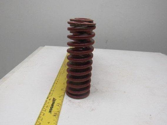 5-1/2" x 2" 1-3/32" Rod Die Spring 1/4" Thick Rectangular Wire Red Lot Of 5