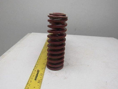 5-1/2" x 2" 1-3/32" Rod Die Spring 1/4" Thick Rectangular Wire Red Lot Of 5