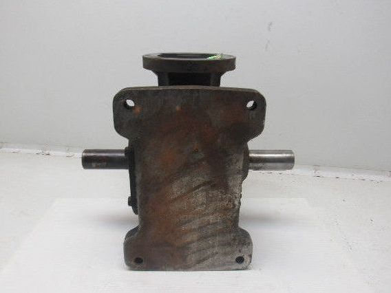 40:1 Ratio Dual Output Winch Gear Reducer C-Face Quill 1-3/8" Output Shaft