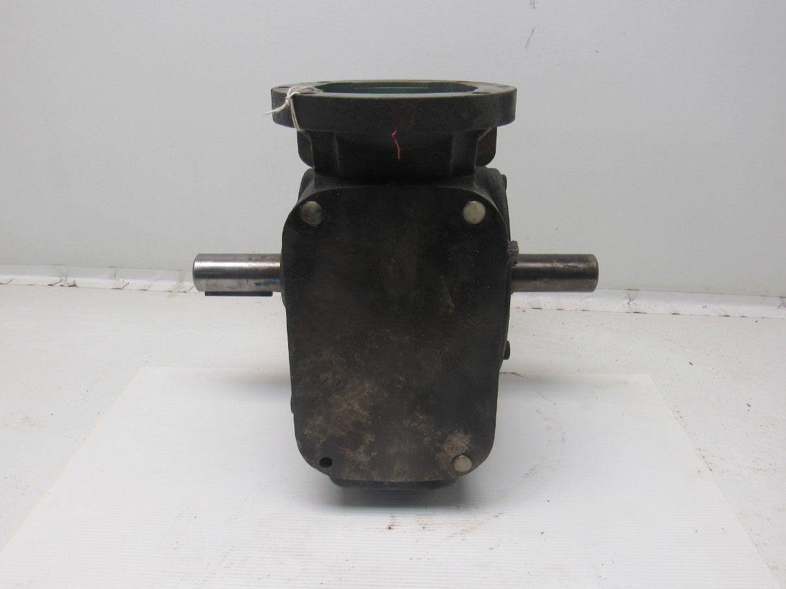 40:1 Ratio Dual Output Winch Gear Reducer C-Face Quill 1-3/8" Output Shaft