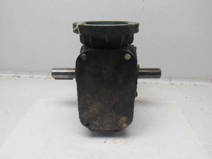 40:1 Ratio Dual Output Winch Gear Reducer C-Face Quill 1-3/8" Output Shaft