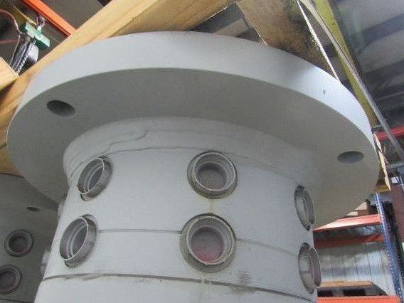 Turret Hydraulic Rotary Manifold 6-Passage 8-Circuit 48-Port SAE Flange Mount