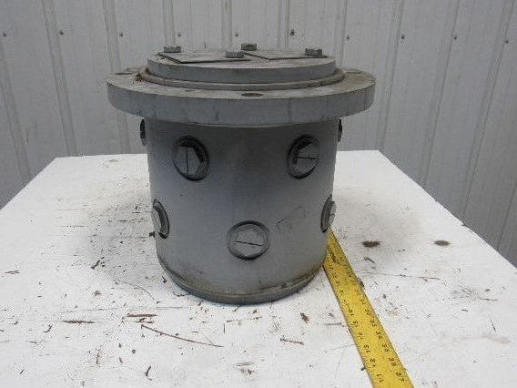 Turret Hydraulic Swivel  Rotary Manifold 13" Dia 16-1/2" Flange 15"H Multi Port