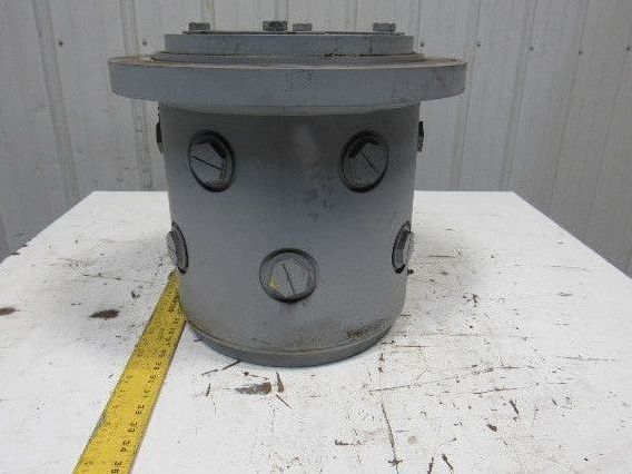 Turret Hydraulic Swivel  Rotary Manifold 13" Dia 16-1/2" Flange 15"H Multi Port