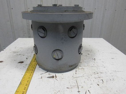 Turret Hydraulic Swivel  Rotary Manifold 13" Dia 16-1/2" Flange 15"H Multi Port