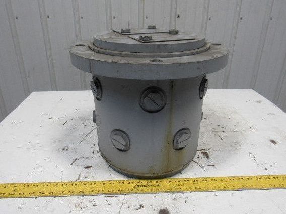 Turret Hydraulic Swivel  Rotary Manifold 13" Dia 16-1/2" Flange 15"H Multi Port