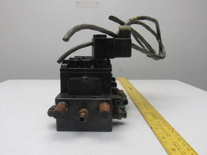 ARO A239SS-120-A Pneumatic Solenoid Air Control 3-Valve Manifold Block 120V