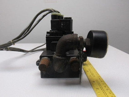 IR ARO A239SS-120-A Pneumatic Solenoid Air Control 3-Valve Manifold Block 120V