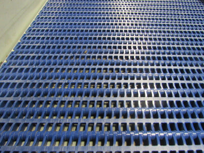 124" Center Drive Slide Bed Conveyor 18" Plastic Chain Belt 130FPM 208-230/460V