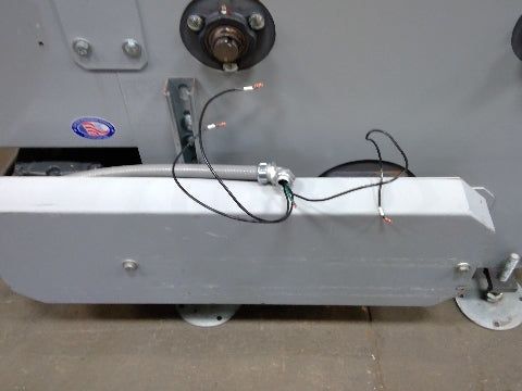 84" Center Drive Slide Bed Conveyor 18" Plastic Chain Belt 130FPM 208-230/460V