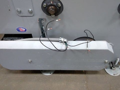 84" Center Drive Slide Bed Conveyor 18" Plastic Chain Belt 130FPM 208-230/460V