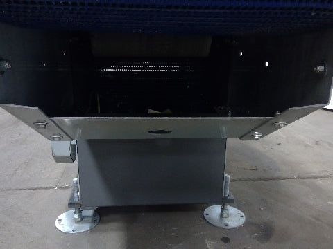 84" Center Drive Slide Bed Conveyor 18" Plastic Chain Belt 130FPM 208-230/460V