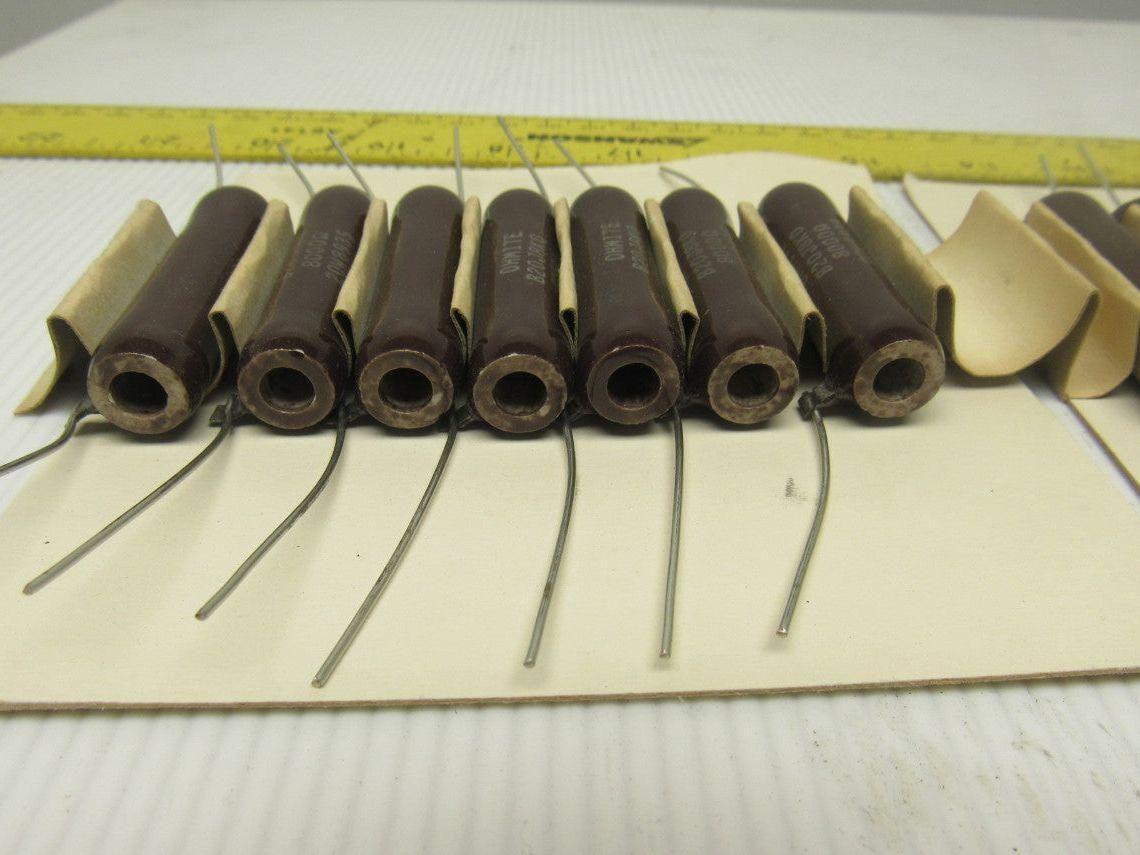 Ohmite B20J8K0 8K Ohm 20 Watt, Wirewound Ceramic Power Resistor 20W Lot of 25