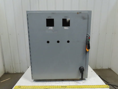 Hoffman A36SA3216LPPL Electrical Enclosure W/100A Disc. & Back Plate 36"x32"x16"