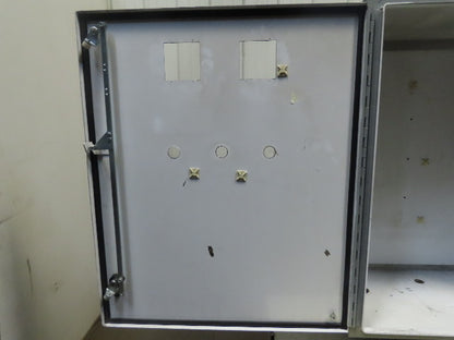 Hoffman A36SA3216LPPL Electrical Enclosure W/100A Disc. & Back Plate 36"x32"x16"
