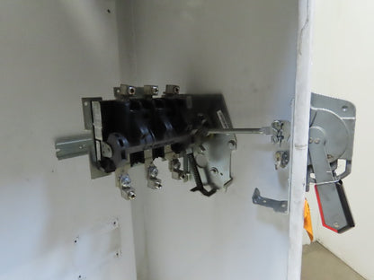 Hoffman A36SA3216LPPL Electrical Enclosure W/100A Disc. & Back Plate 36"x32"x16"