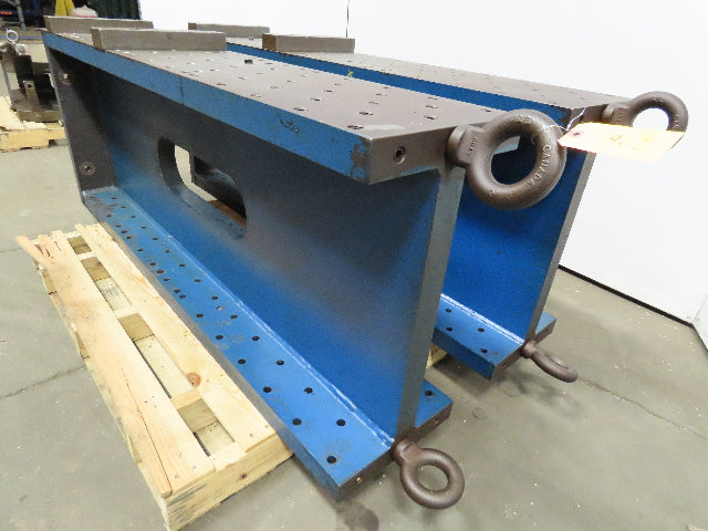 Steel Welded Webb Right Angle Plate Machine Mounting Bracket 61-3/4x23-3/4x1-3/4