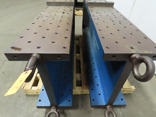 Steel Welded Webb Right Angle Plate Machine Mounting Bracket 61-3/4x23-3/4x1-3/4