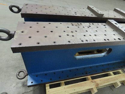 Steel Welded Webb Right Angle Plate Machine Mounting Bracket 61-3/4x23-3/4x1-3/4