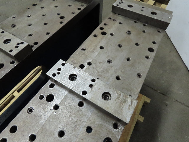 Steel Welded Webb Right Angle Plate Machine Mounting Bracket 61-3/4x23-3/4x1-3/4