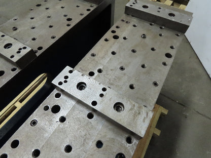 Steel Welded Webb Right Angle Plate Machine Mounting Bracket 61-3/4x23-3/4x1-3/4