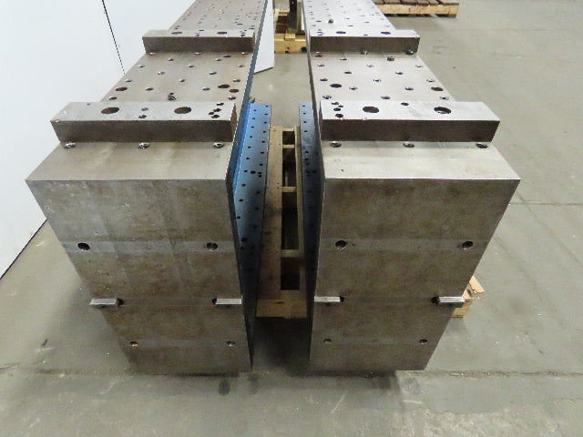 Steel Welded Webb Right Angle Plate Machine Mounting Bracket 61-3/4x23-3/4x1-3/4