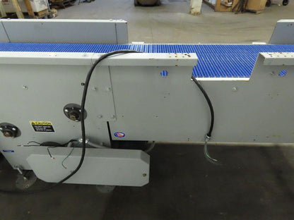 211" to 289" Extendable Center Drive Slide Bed Belt Conveyor 18" 126FPM 3Ph