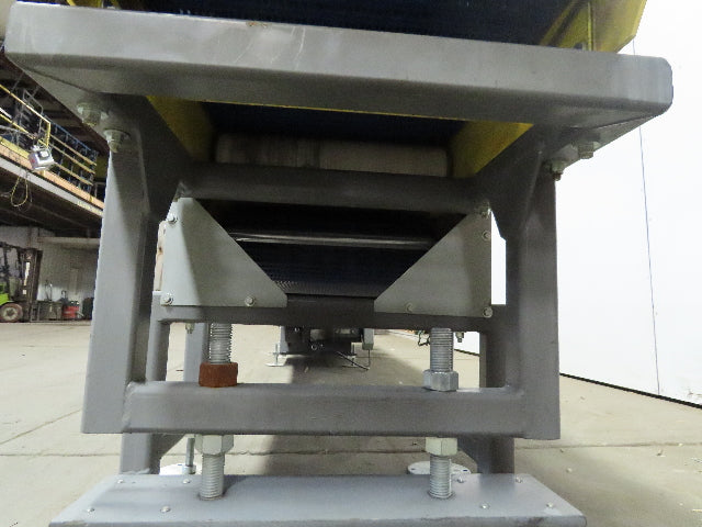 211" to 289" Extendable Center Drive Slide Bed Belt Conveyor 18" 126FPM 3Ph