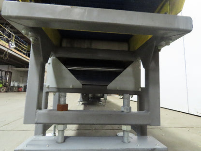 211" to 289" Extendable Center Drive Slide Bed Belt Conveyor 18" 126FPM 3Ph