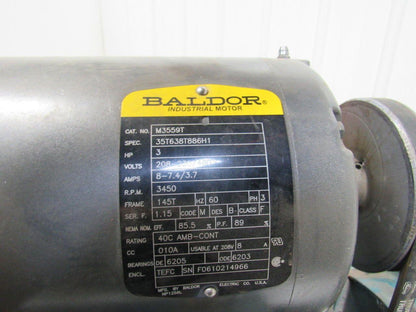 Twin City 12B7-50 Type TCTS AXIFAN 12" Tube Axial 3HP 2500CFM 208-230/460V 3PH
