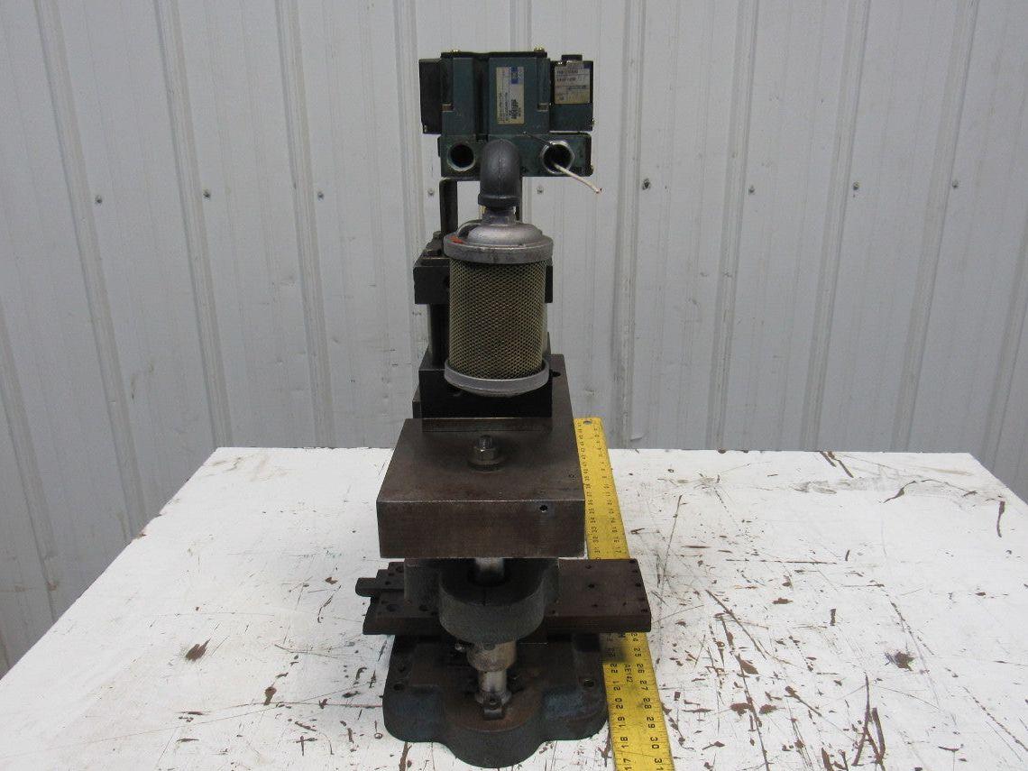 Custom Pneumatic Punch Press 4" Ram 1" Stroke 5" Opening