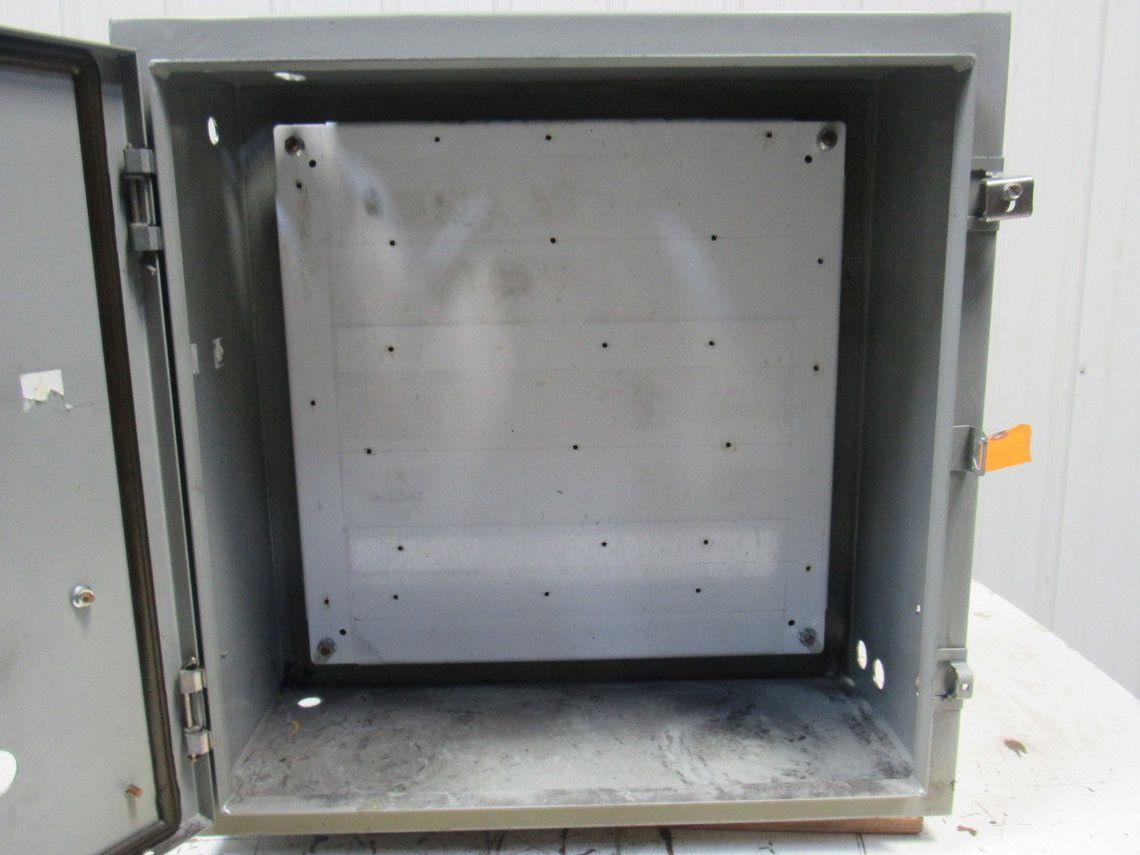 SCE 24H2410LP 24"x24"x10" Wall Mount Electrical JIC Enclosure w/Backplate