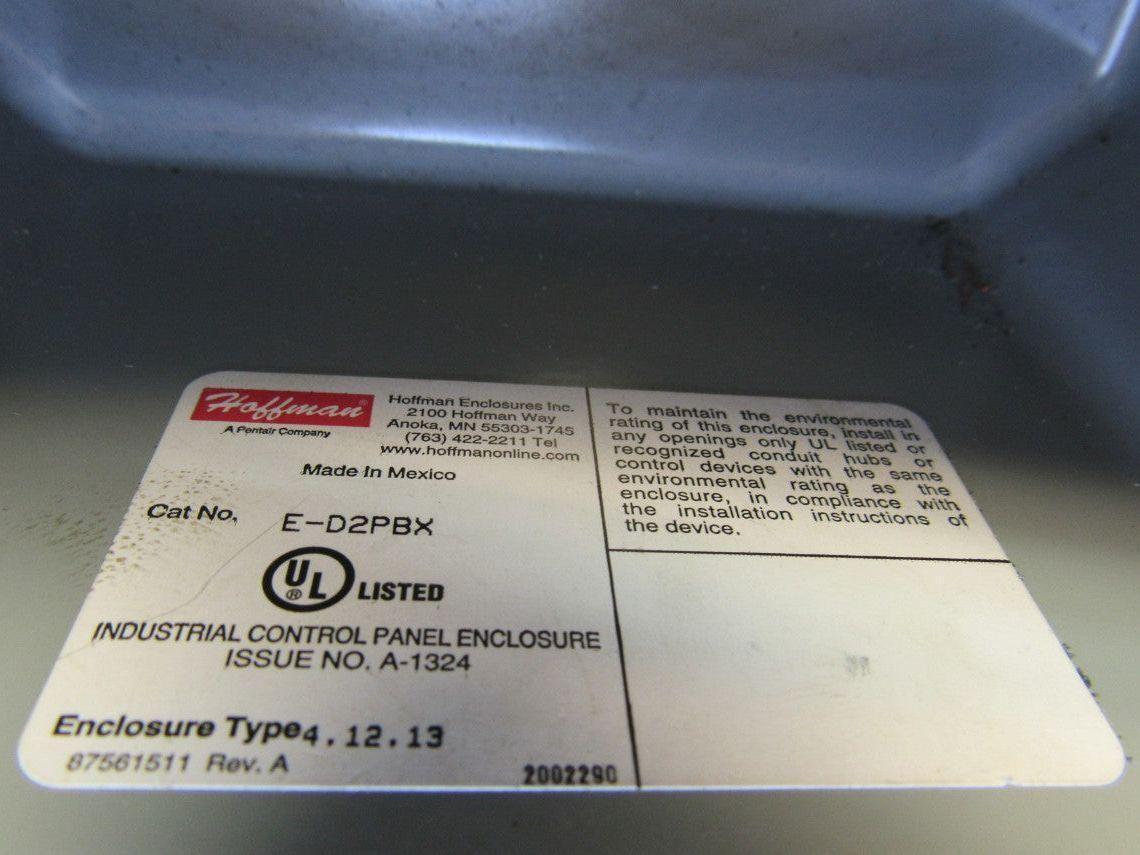 Hoffman E-D2PBX 2Push Button Enclosure 30.5mm 5.75 X 4.00 X 3.75 W/Buttons
