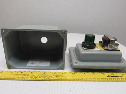 Hoffman E-D2PBX 2Push Button Enclosure 30.5mm 5.75 X 4.00 X 3.75 W/Buttons