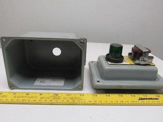 Hoffman E-D2PBX 2Push Button Enclosure 30.5mm 5.75 X 4.00 X 3.75 W/Buttons