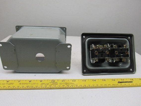 Hoffman E-D2PBX 2Push Button Enclosure 30.5mm 5.75 X 4.00 X 3.75 W/Buttons