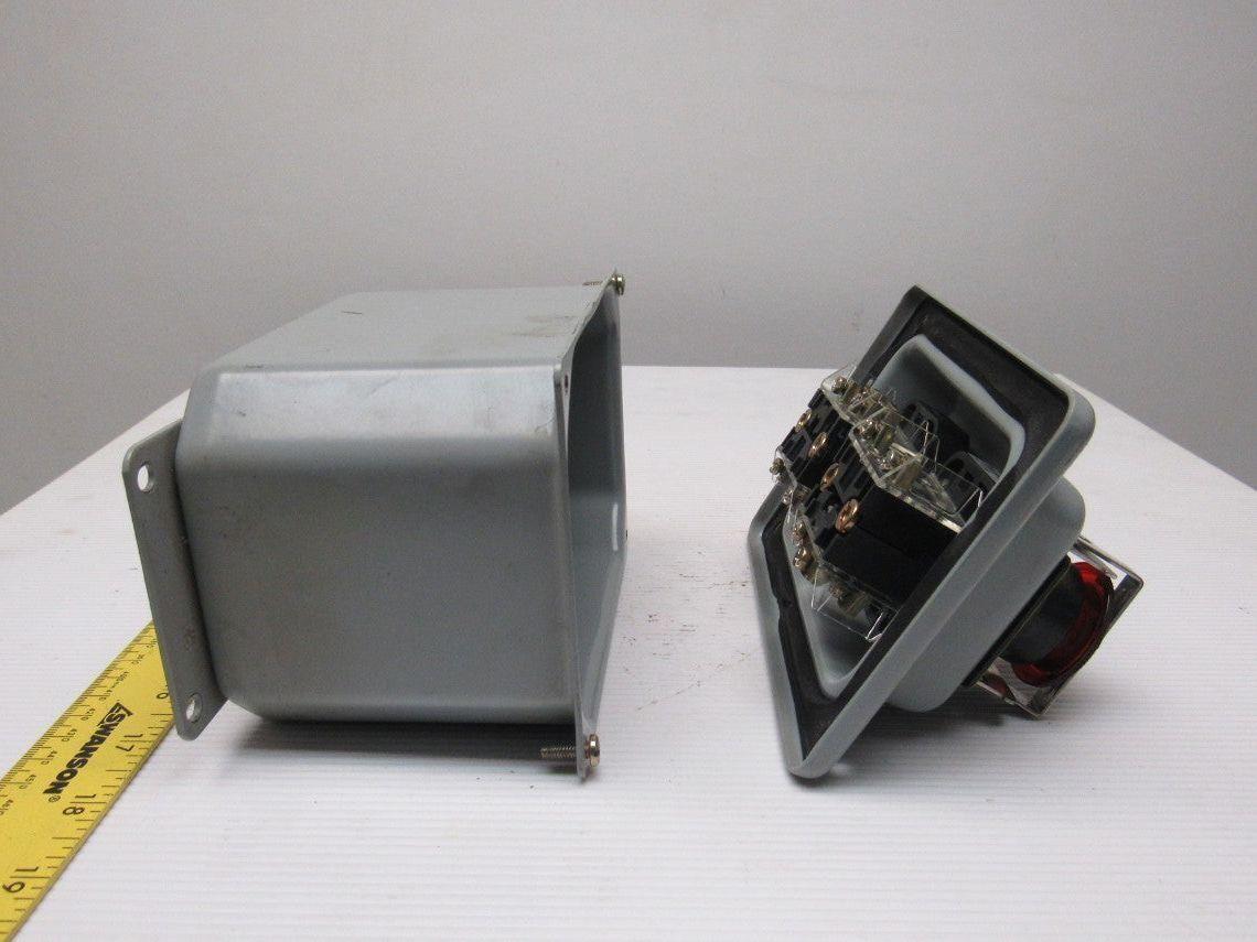 Hoffman E-D2PBX 2Push Button Enclosure 30.5mm 5.75 X 4.00 X 3.75 W/Buttons