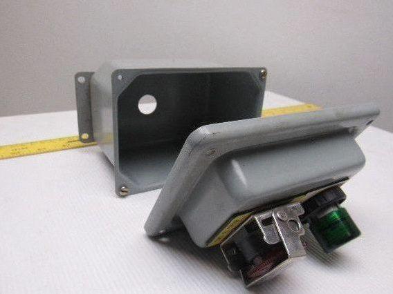 Hoffman E-D2PBX 2Push Button Enclosure 30.5mm 5.75 X 4.00 X 3.75 W/Buttons