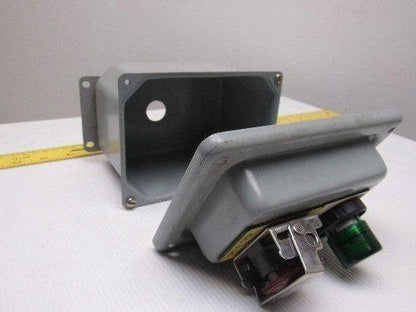 Hoffman E-D2PBX 2Push Button Enclosure 30.5mm 5.75 X 4.00 X 3.75 W/Buttons