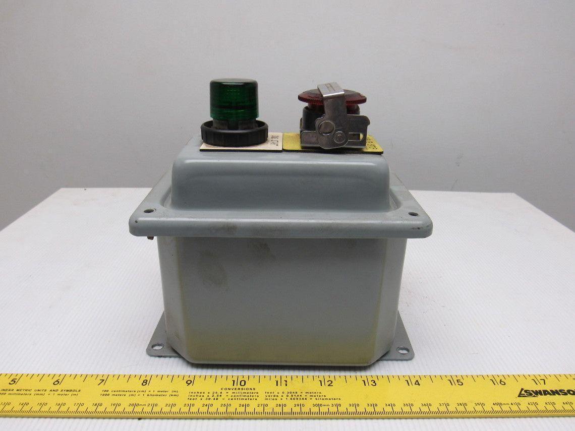 Hoffman E-D2PBX 2Push Button Enclosure 30.5mm 5.75 X 4.00 X 3.75 W/Buttons