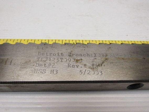Detroit 9/16" x 18" HHS Broach Keyway Cutter