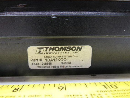 Thompson 1DA12K00L18 Linear Motion System 18-1/2" OAL 3/4" Diam Rod 14" Travel