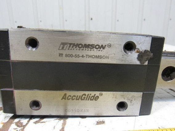 Thompson CG35DEAN Linear Block Bearing & Guide Rail 77" OAL